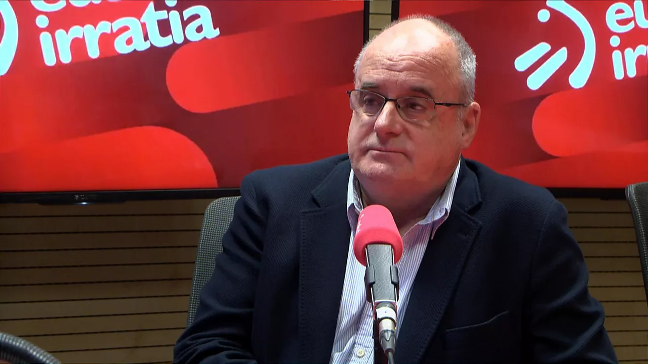 Joseba Egibar EAJren Eusko Legebiltzarreko bozeramaile eta GBBko presidentea, Euskadi Irratian