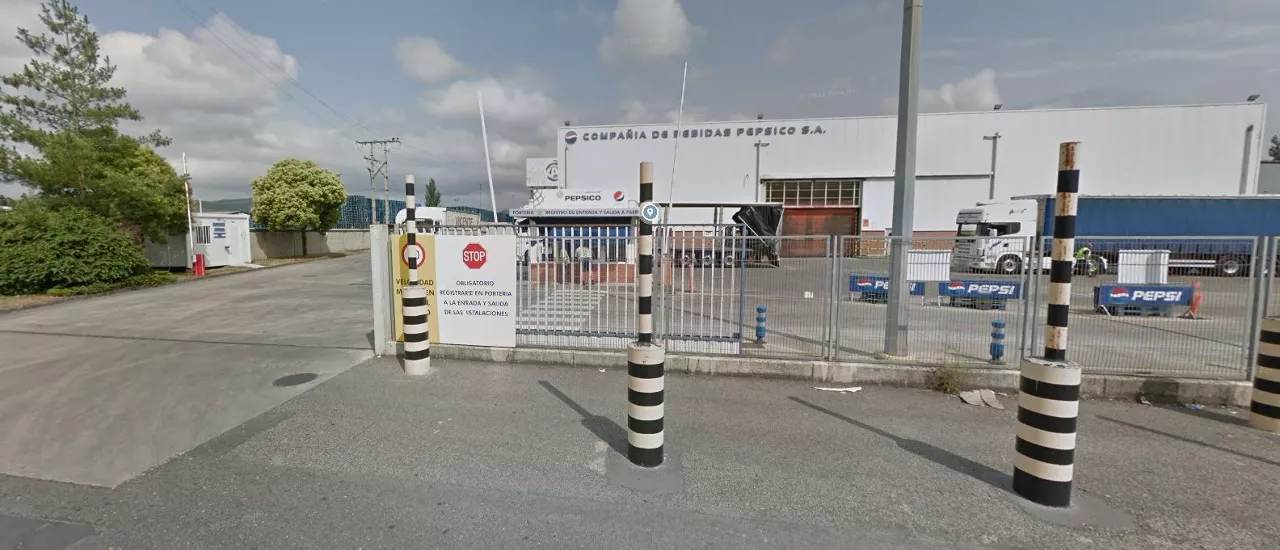 Empresa Pepsico de Etxabarri Ibiña (Álava). Imagen: Google Maps