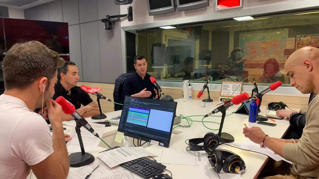 Mikel Mimentza, Jon Etxeberria y José Ignacio Tejero en "Boulevard".