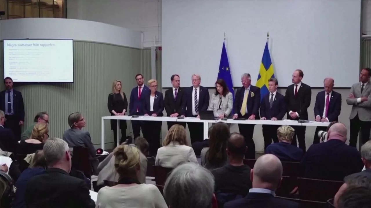 Akordioa Suedian. Agentzietako bideo batetik ateratako irudia.