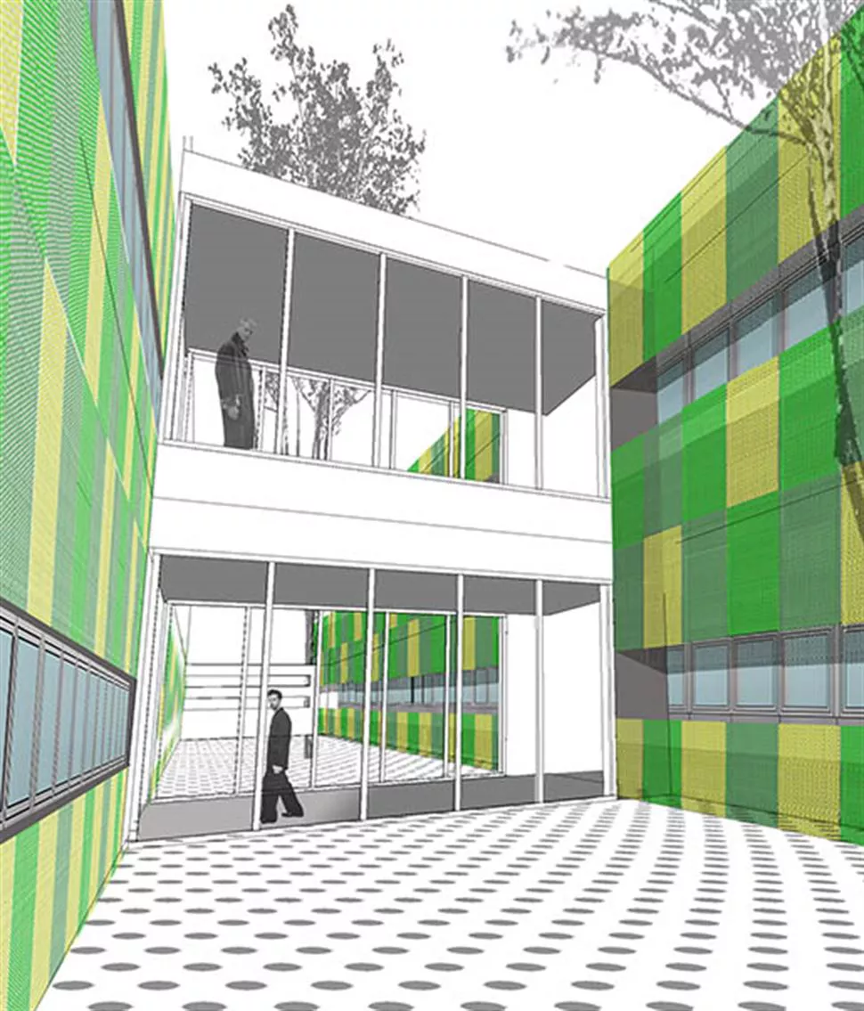 Imagen de cómo será el nuevo centro de salud.