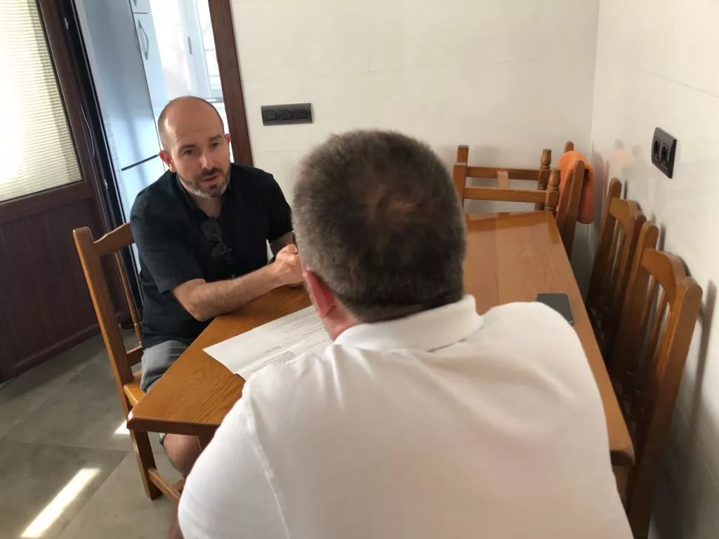 Iker Ibarretxe con Iñaki Guridi