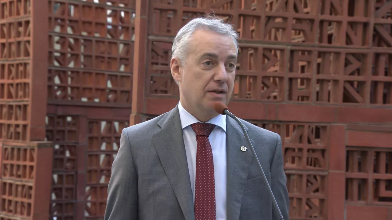 Iñigo Urkullu. Imagen obtenida de un vídeo de EITB Media.
