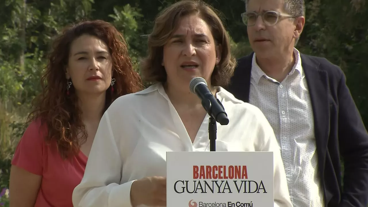 Ada Colau. Imagen obtenida de un vídeo de EFE.
