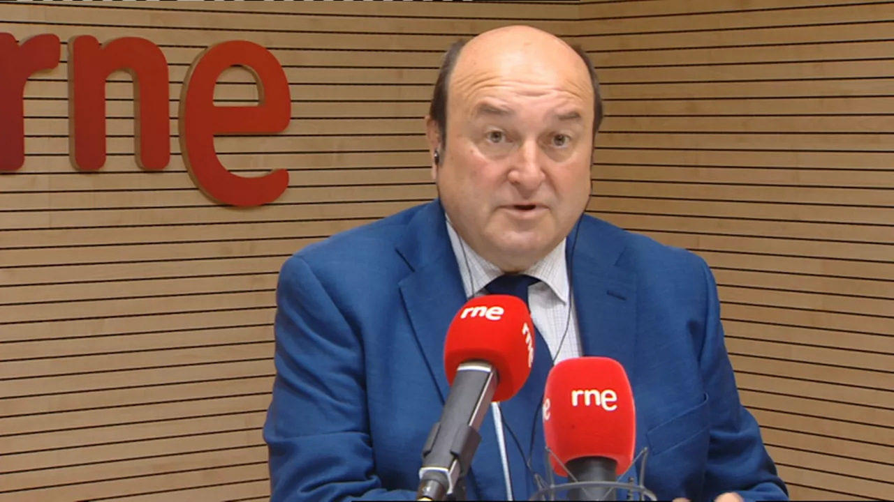Andoni Ortuzar. Agentzietako bideo batetik ateratako irudia.