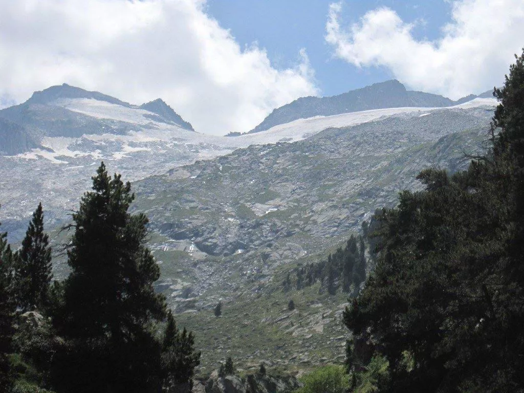 El glaciar del Aneto, en 2013.