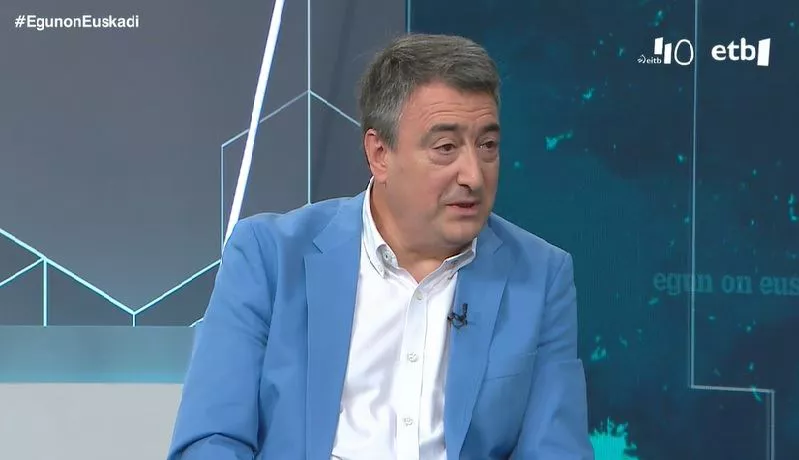 Aitor Esteban (EAJ), gaur "Egun On Euskadi" saioan. Argazkia: EITB Media