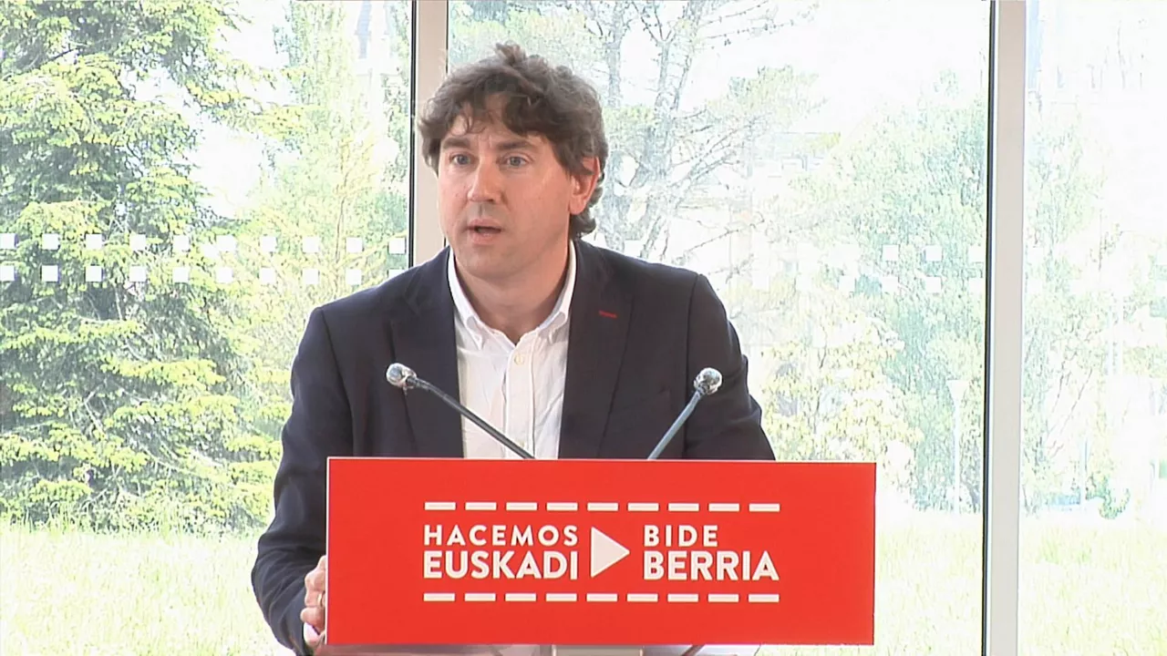 El secretario general de PSE-EE, Eneko Andueza. Foto: EITB Media