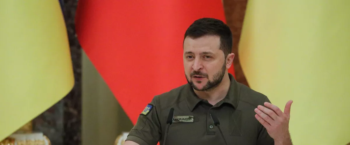 zelenski ukrainako presidentea efe