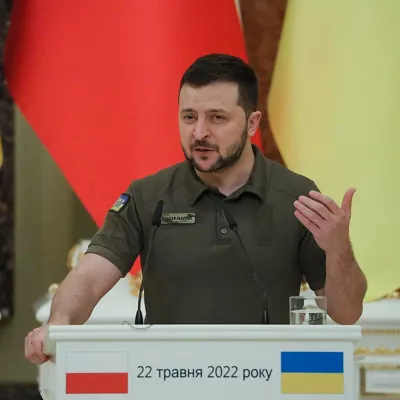 zelenski ukrainako presidentea efe