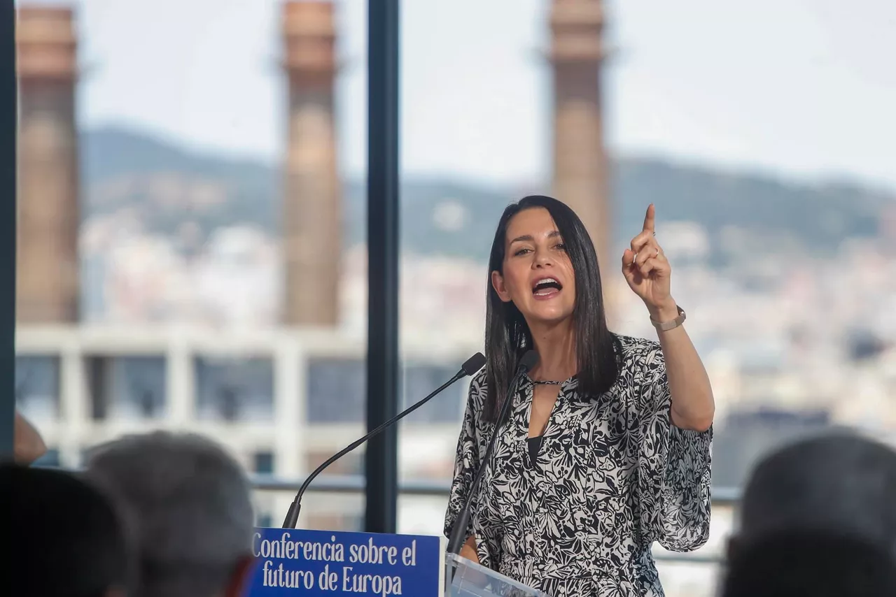 La presidenta de Ciudadanos (Cs), Inés Arrimadas. Foto: EFE