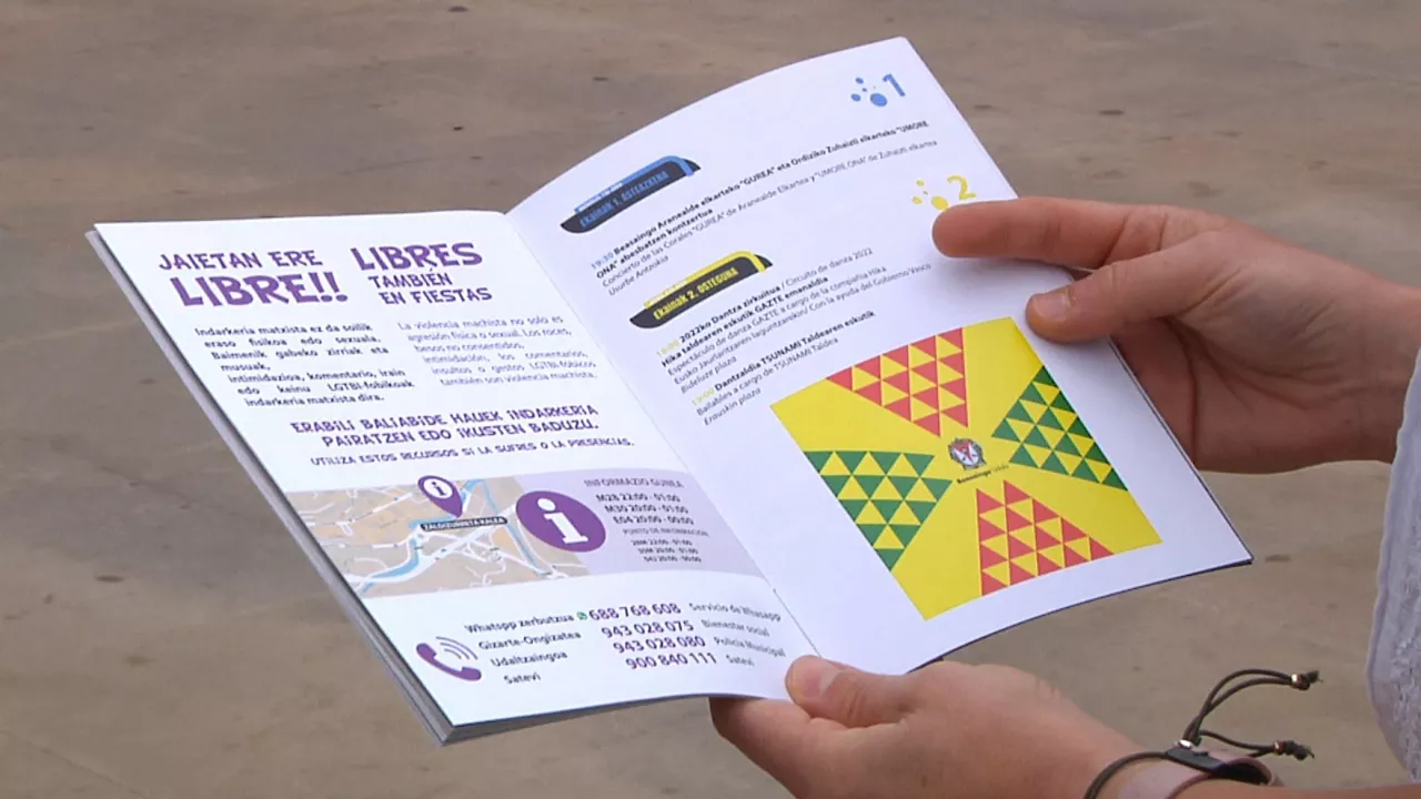 Guía contra la violencia machista en fiestas. Imagen: EITB Media