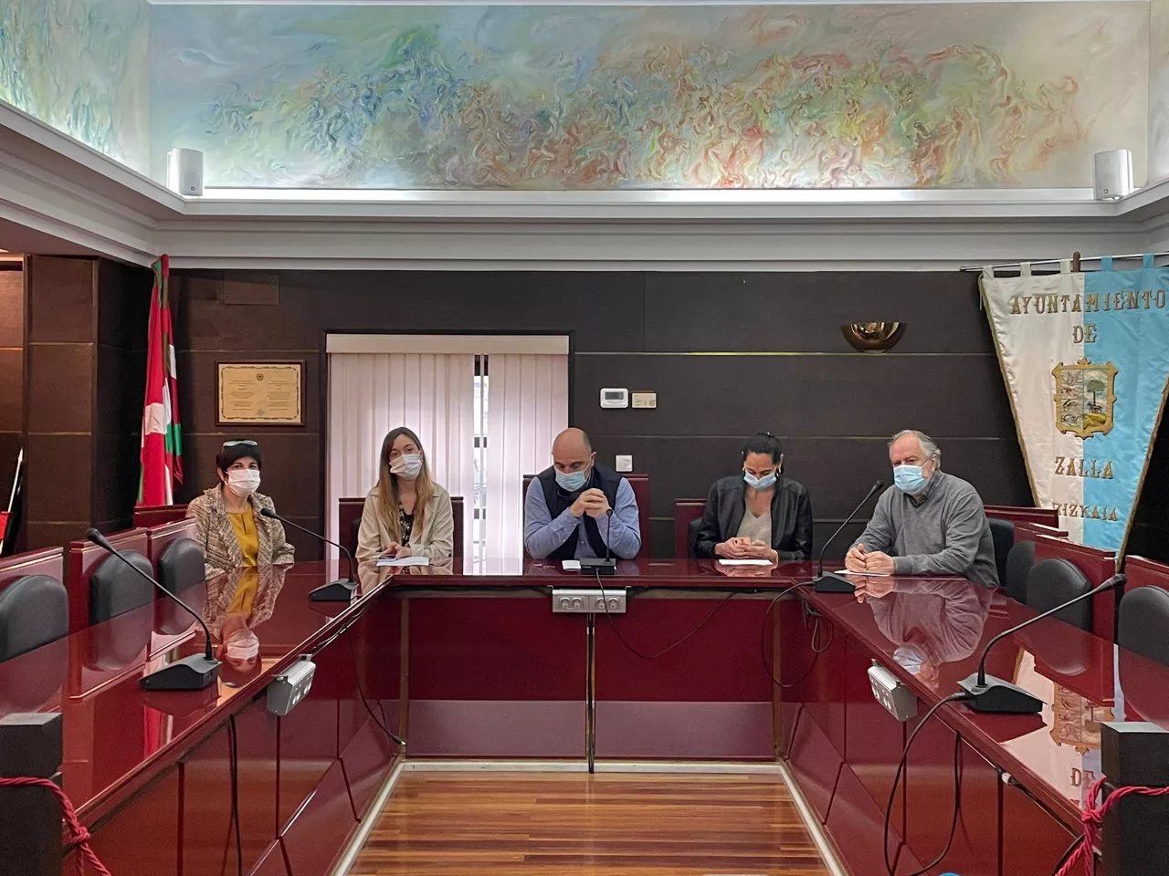 Zallako Udaleko Bozeramaileen Batzordea, gaurko bileran.