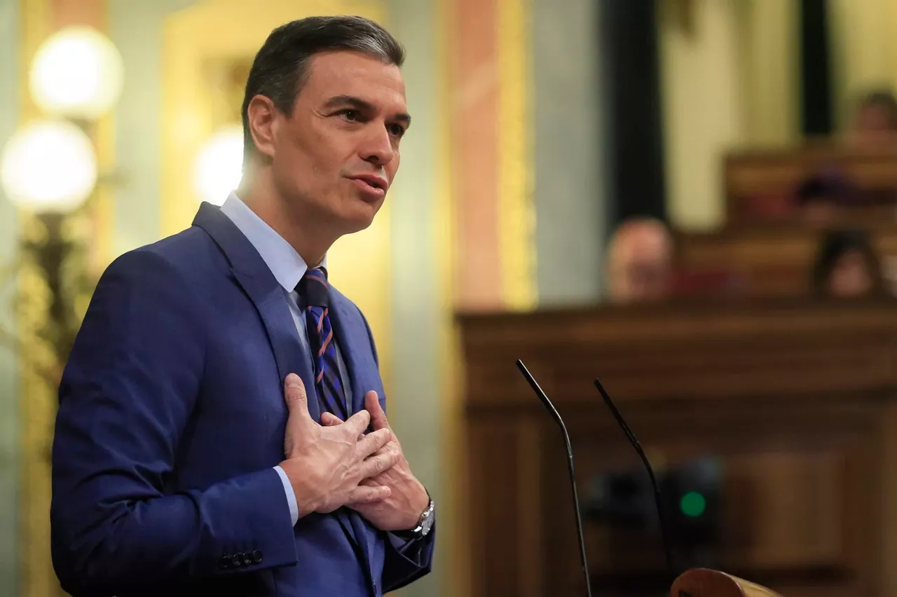 Pedro Sánchez, hoy, en el Congreso. Foto: EFE