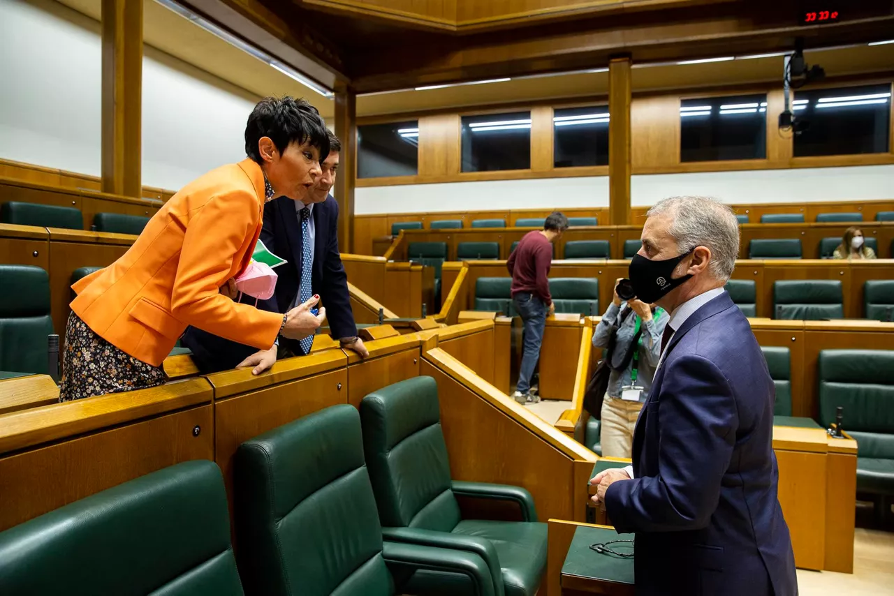Maddalen Iriarte e Iñigo Urkullu.