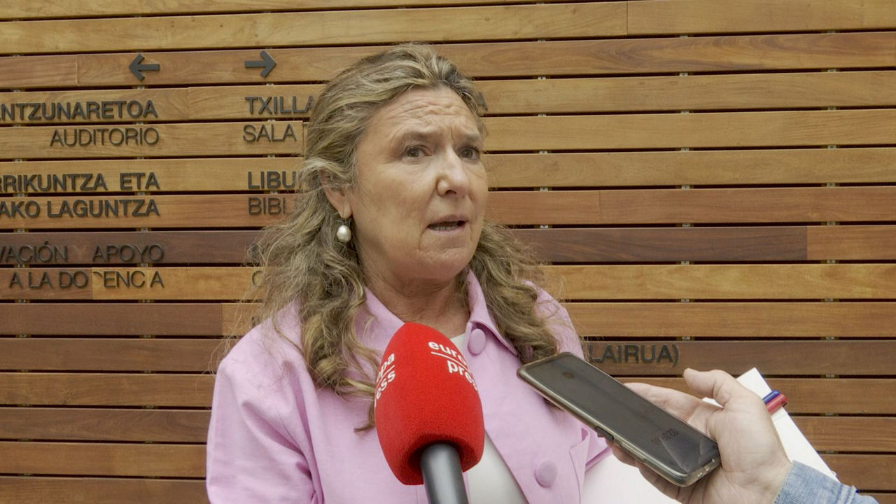 Gotzone Sagardui. Europa Pressen bideo batetik ateratako irudia.
