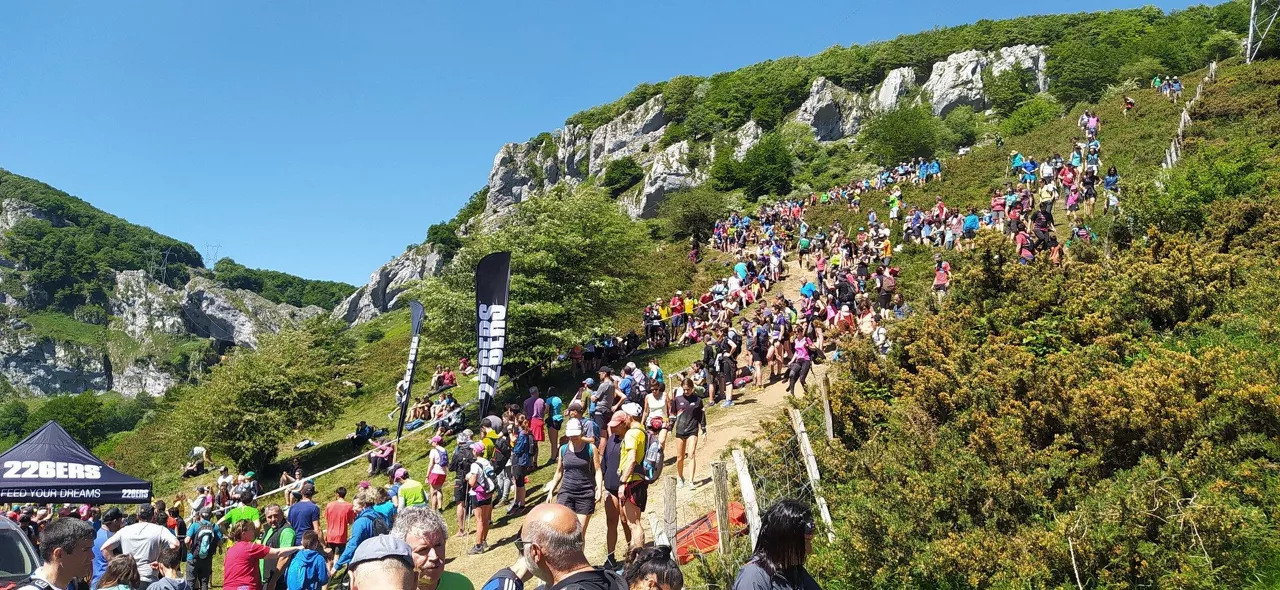 Imagen de la carrera Zegama-Aizkorri 2022. Foto: EITB MEDIA