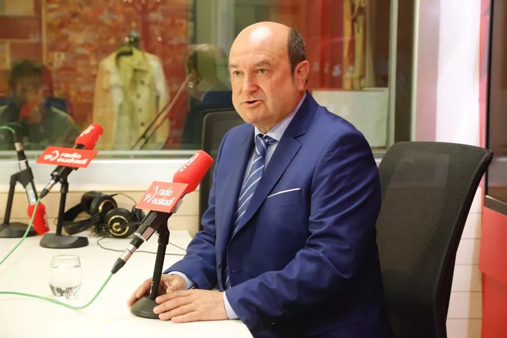 Ortuzar, en un momento de la entrevista.
