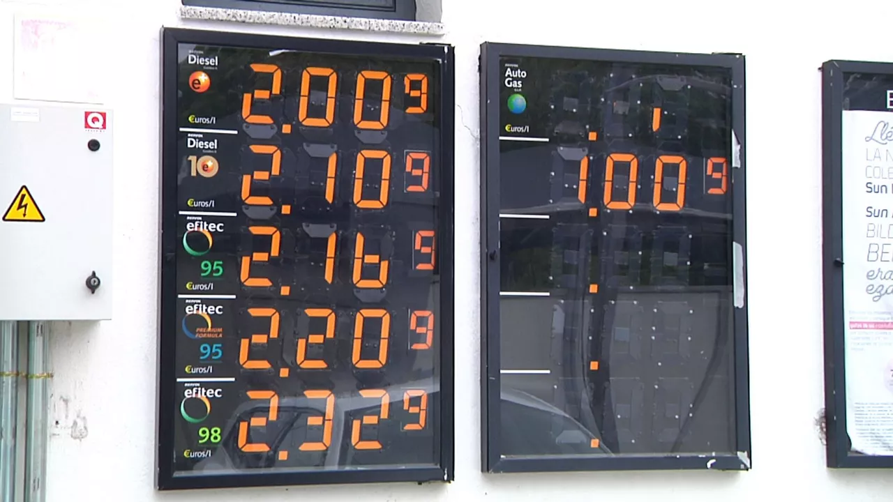 Precios del combustible. Imagen: EITB Media