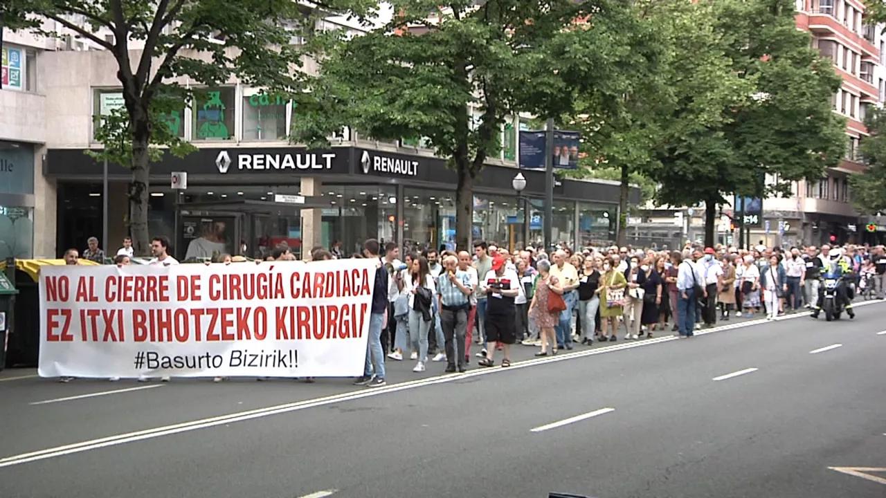 Basurtuko Ospitaleko langileak. Irudia: EITB Media