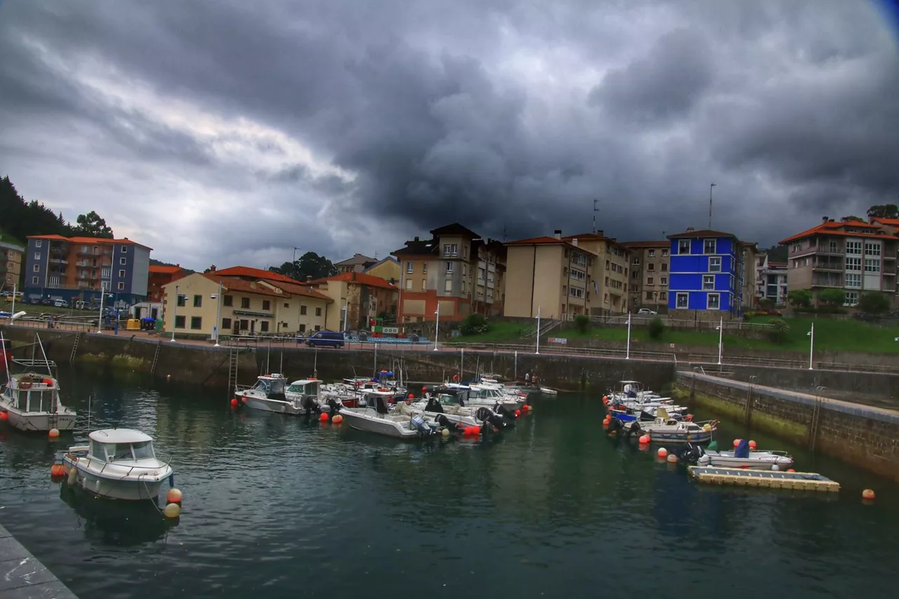 Armintzako portua (Bizkaia), gaur goizean. Argazkia: Víctor Uriarte