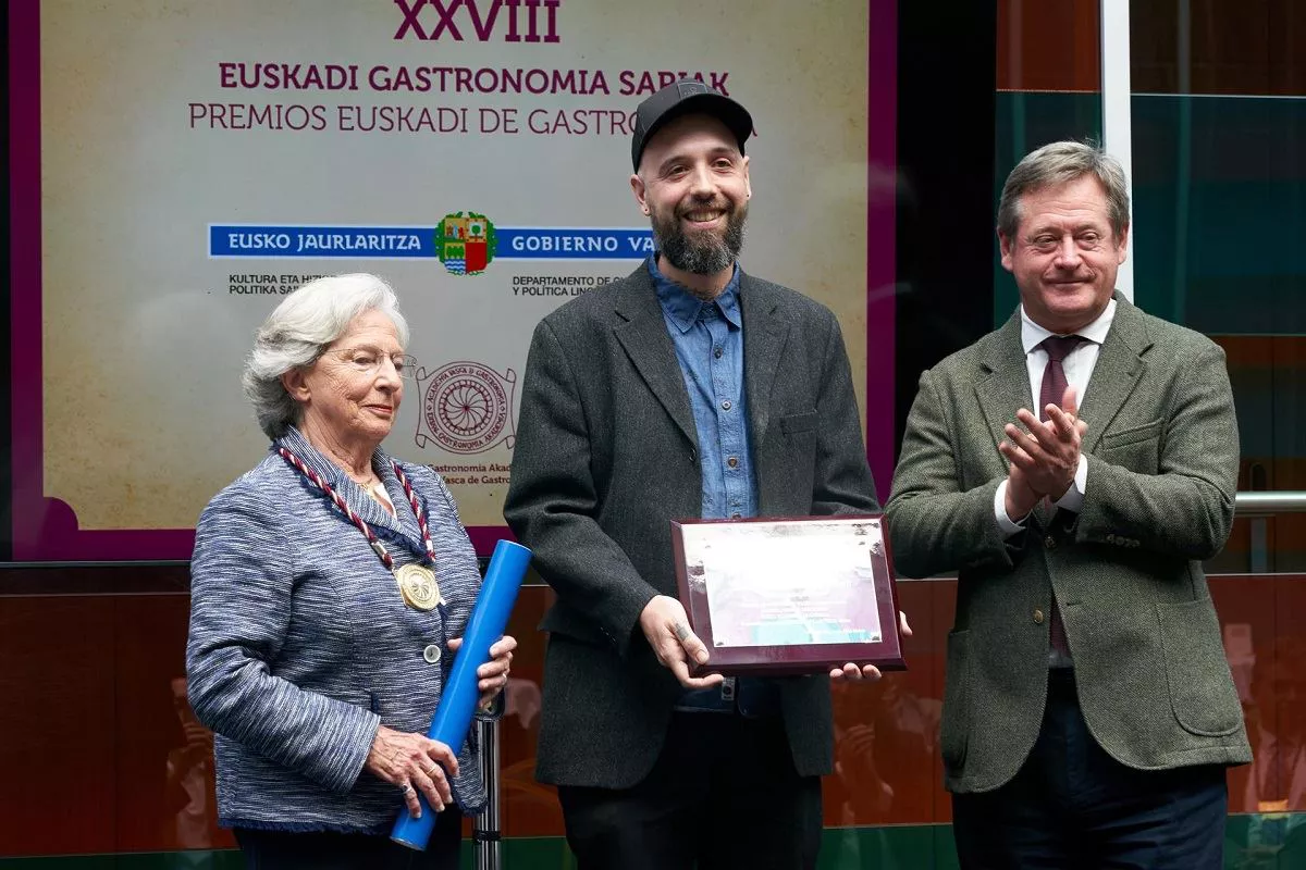 Edorta Lamo, cocinero del restaurante Arrea!, Premio Euskadi de Gastronomía