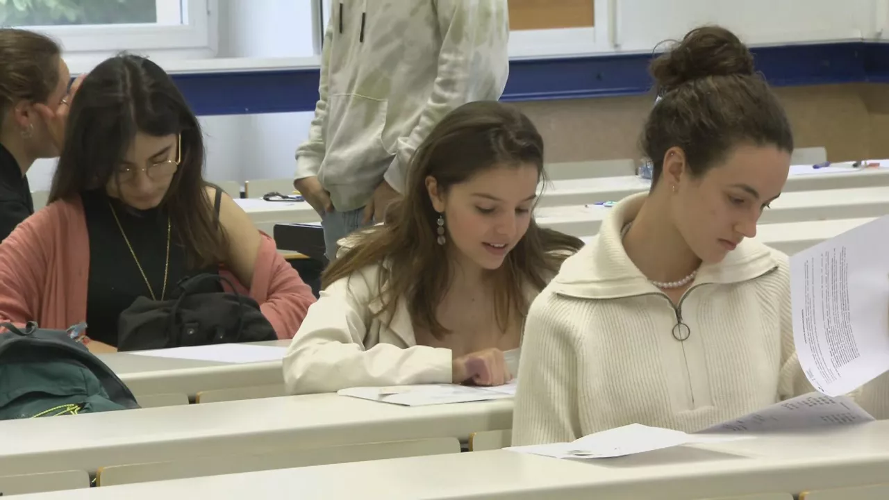 Vitoria-Gasteiz, esta mañana. Imagen obtenida de un vídeo de EITB Media.