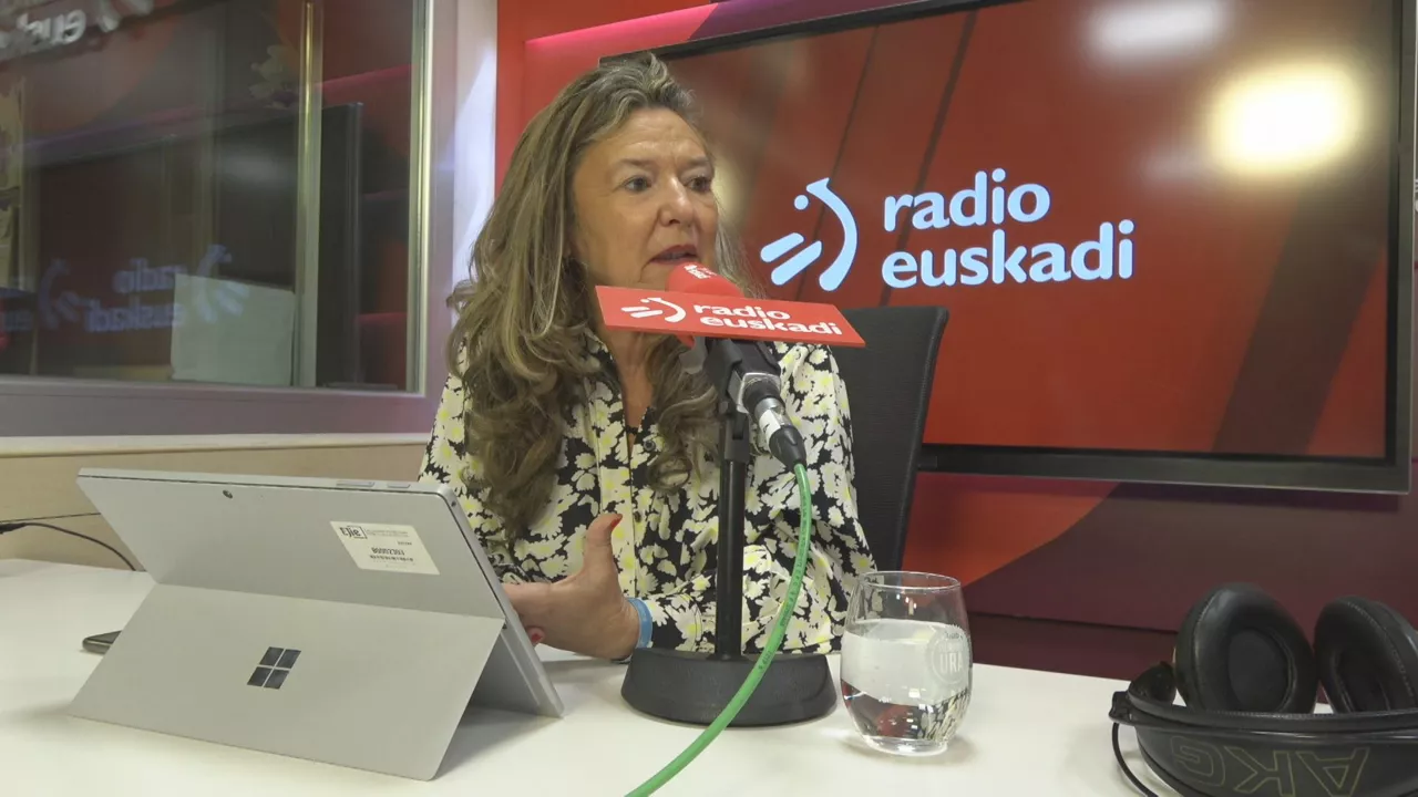 Gotzone Sagardui. Imagen obtenida de un vídeo de EITB Media.