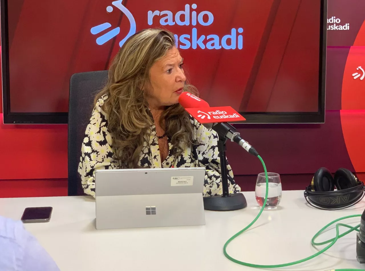 Sagardui, durante la entrevista.