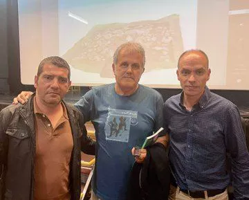 Presentación del hallazgo, en la Casa de Cultura de Berriz. Foto: Ayuntamiento de Berriz