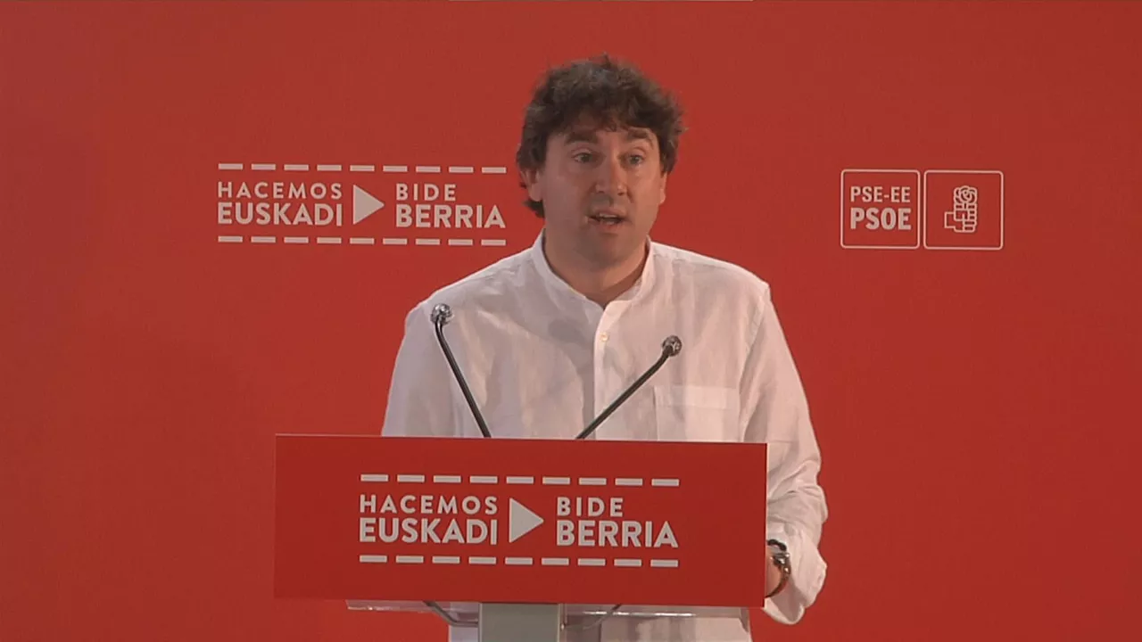 El secretario general del PSE-EE, Eneko Andueza. Foto: EITB Media