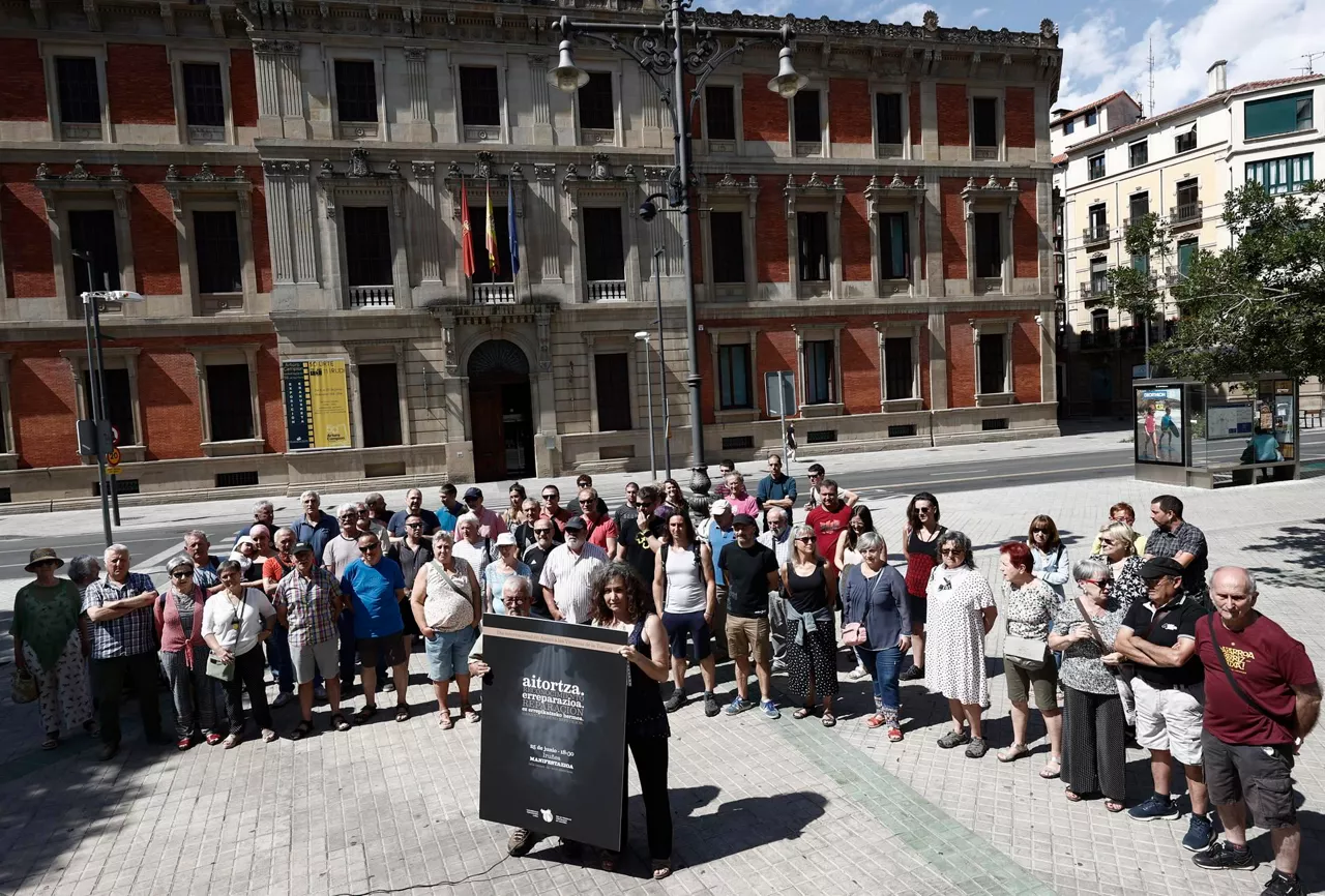 Nafarroako Torturatuen Elkartea. Argazkia: EFE
