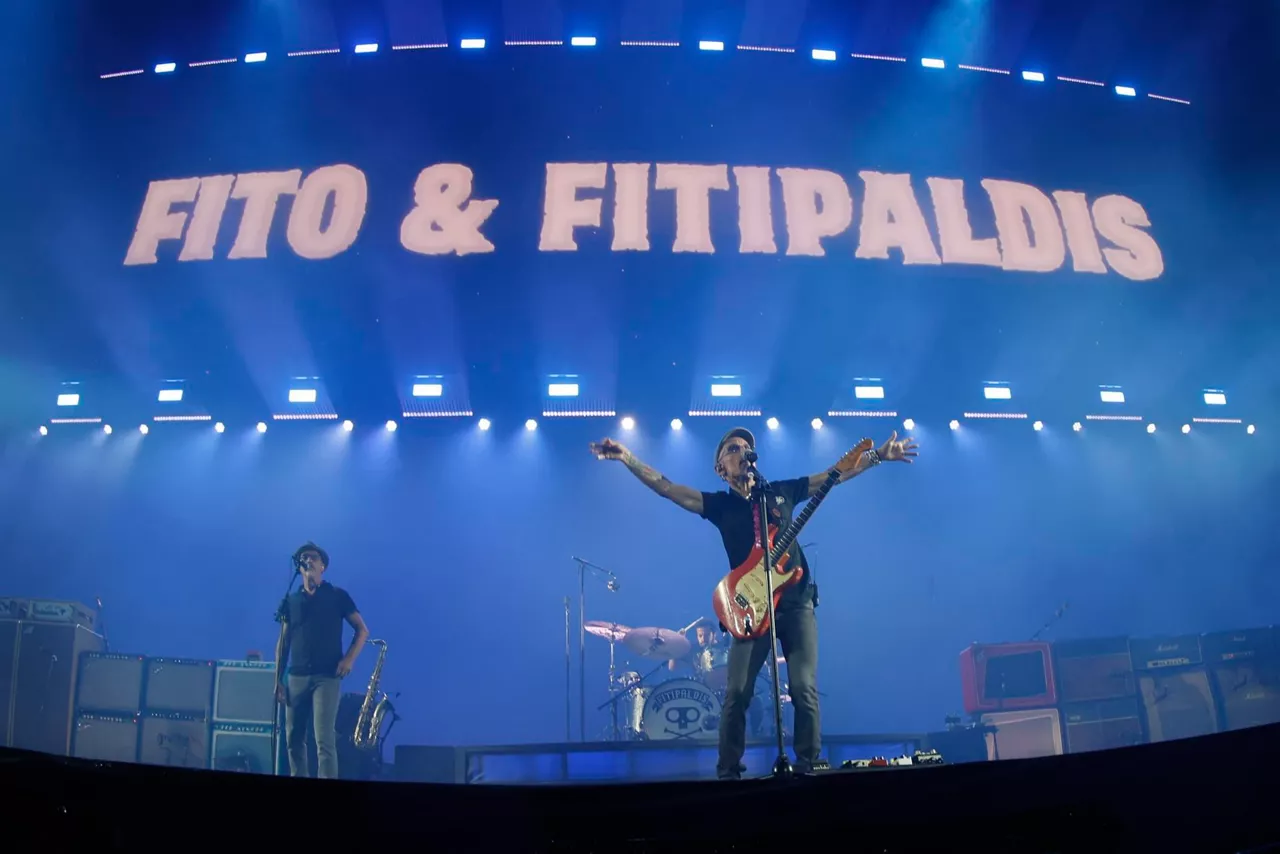 Fito y Fitipaldis San Mameseko kontzertuan. Argazkia: EFE