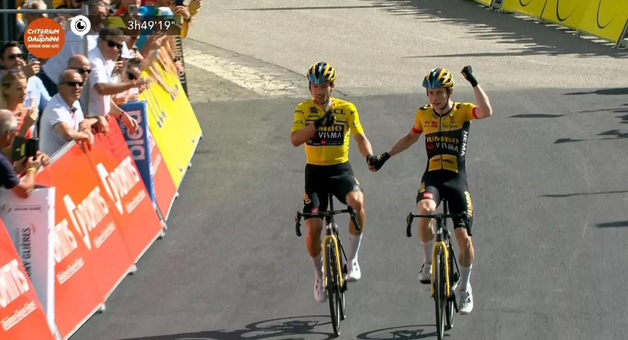 Roglic eta Vingegaard, azken Dauphinen