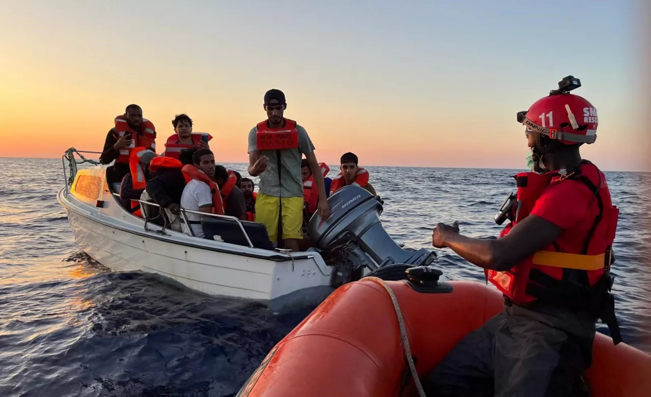 Rescate del buque 'Aita Mari' en el Mediterráneo