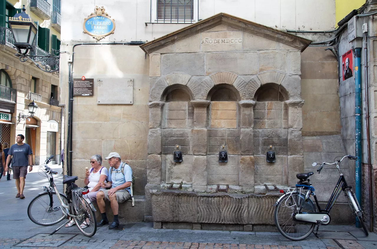 Fuente en Bilbao. Foto: bilbao.eus