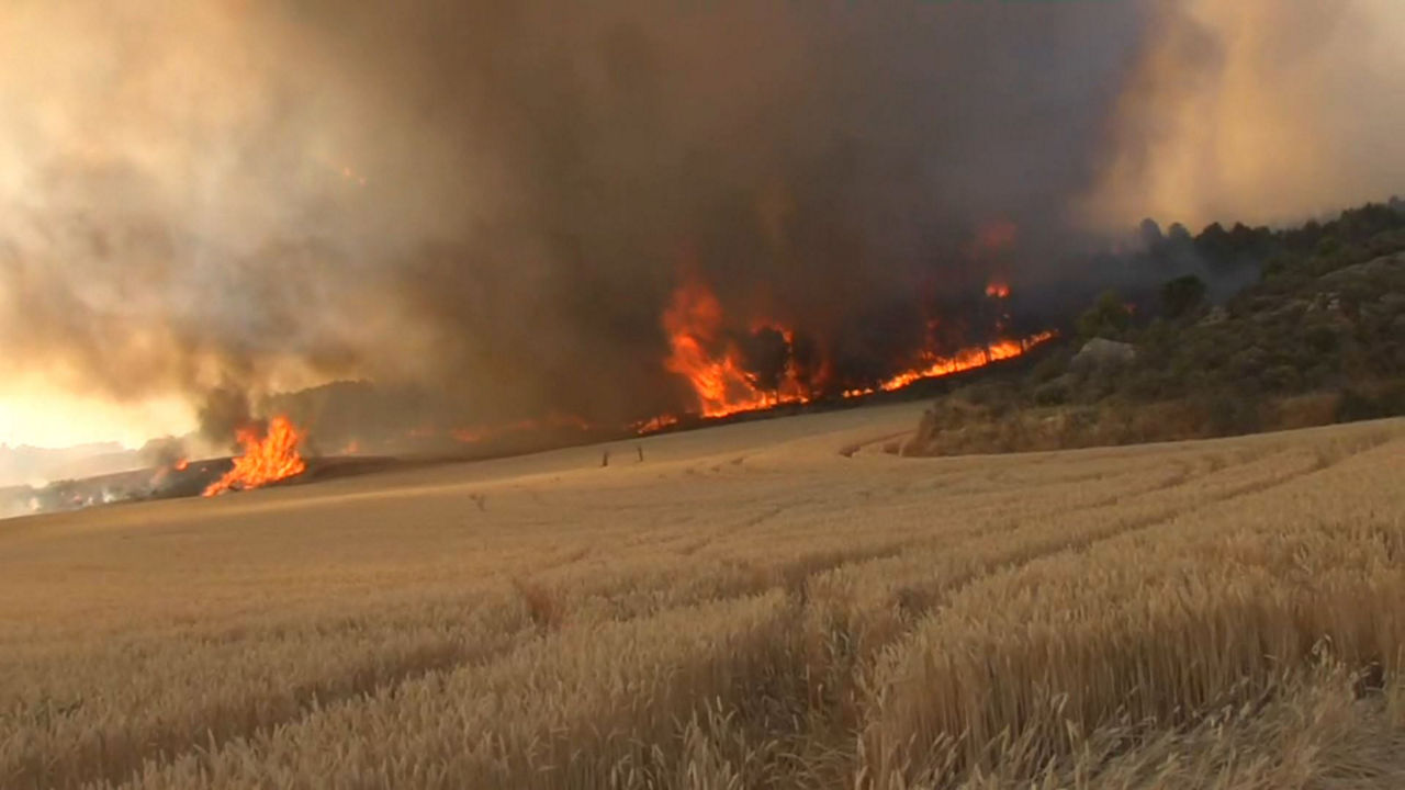 Incendio en Tafalla