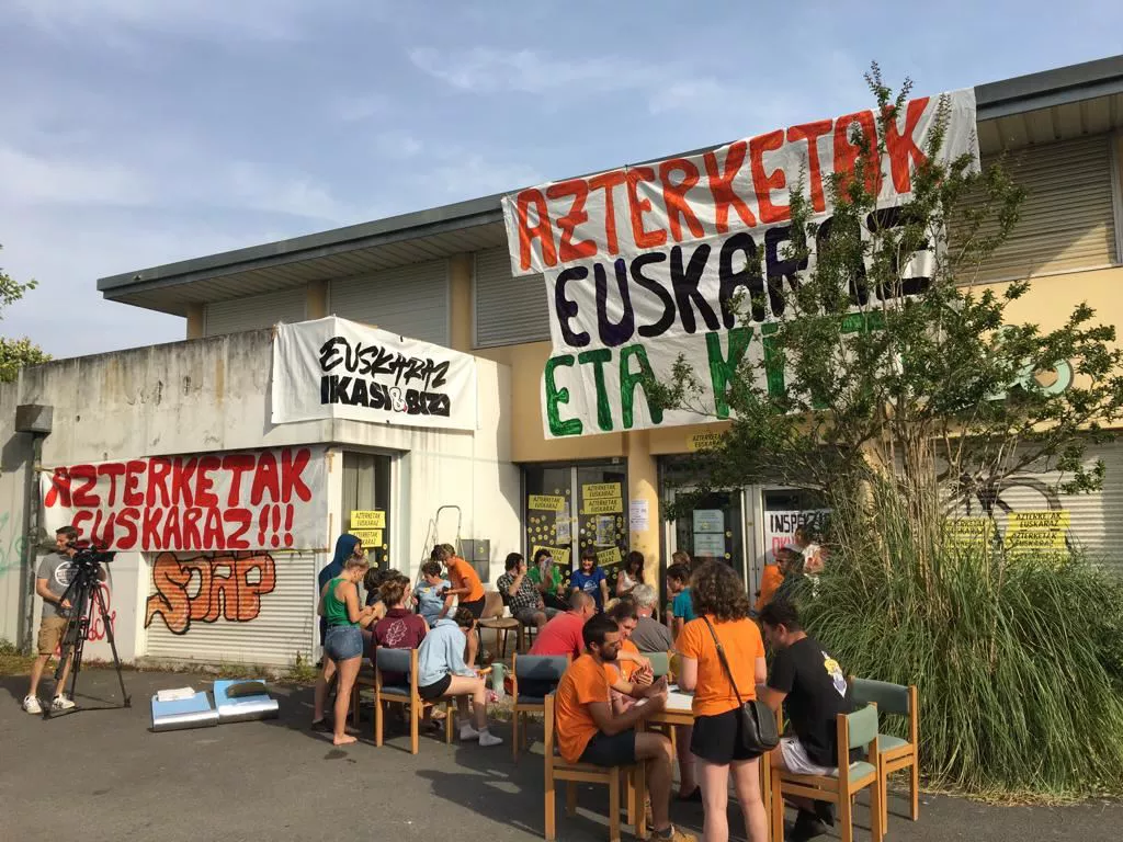 Okupazioa Baionan. Artxiboko irudia: EITB Media