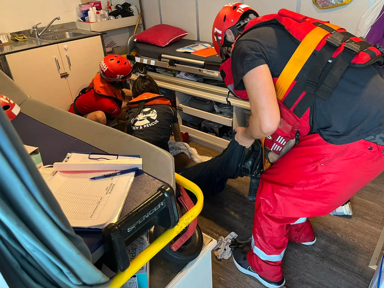 Rescate del 15 de junio de 2022 (Foto: EITB)