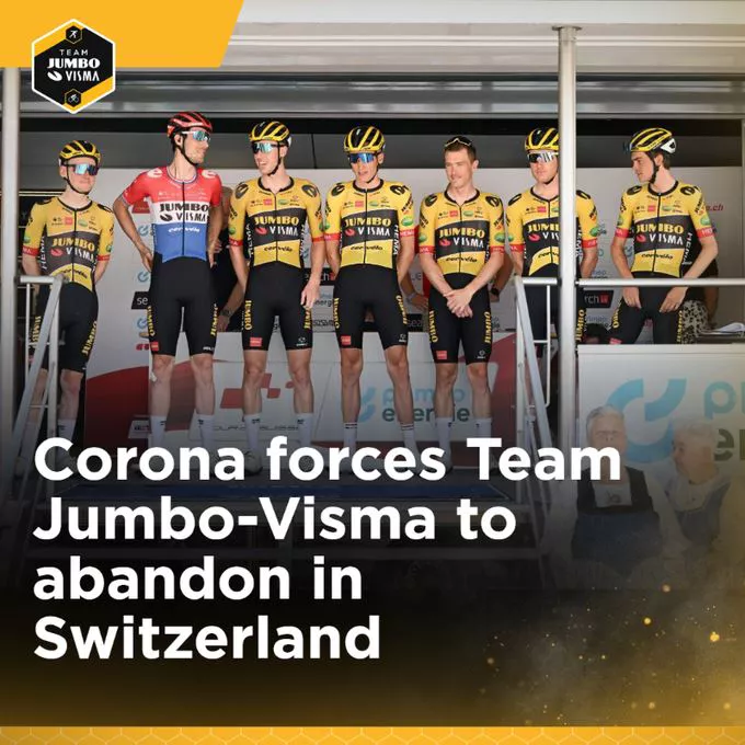 El equipo Jumbo-Visma del Tour de Suiza 2022