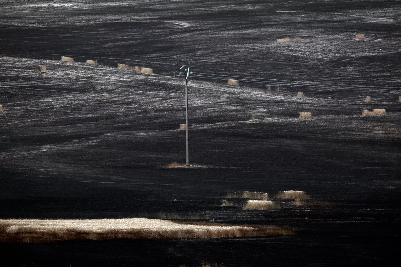 La zona afectada por el fuego en Tafalla. Foto: EFE