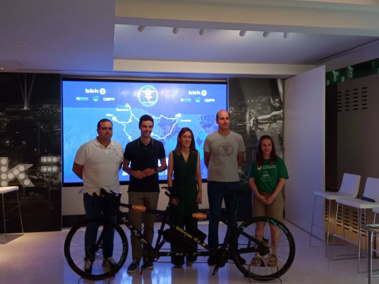 Presentación de TropELA Bira, hoy en Bilbao.