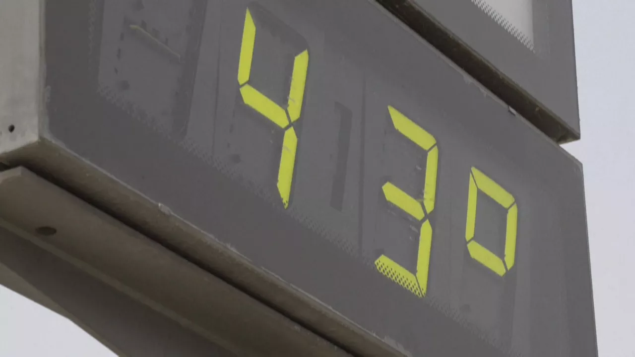 Las temperaturas máximas superaron con facilidad los 40 grados. Una foto de un vídeo de EITB Media.