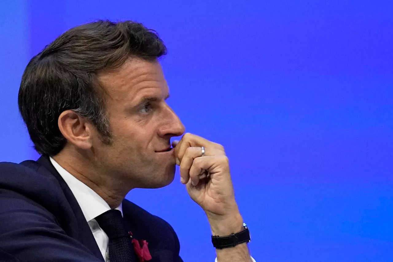Emmanuel Macron, Frantziako presidentea.