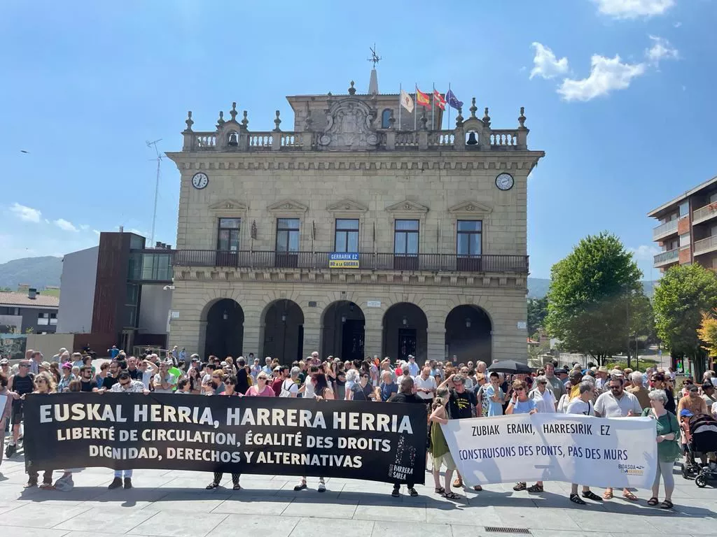 Irun, este mediodía. Foto: Xabier Urteaga
