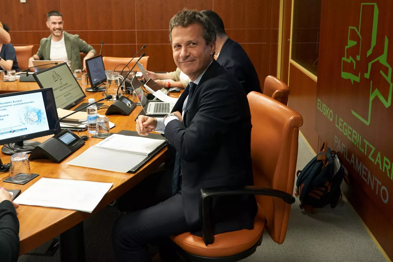 Jokin Bildarratz, hoy, en comisión parlamentaria. EFE