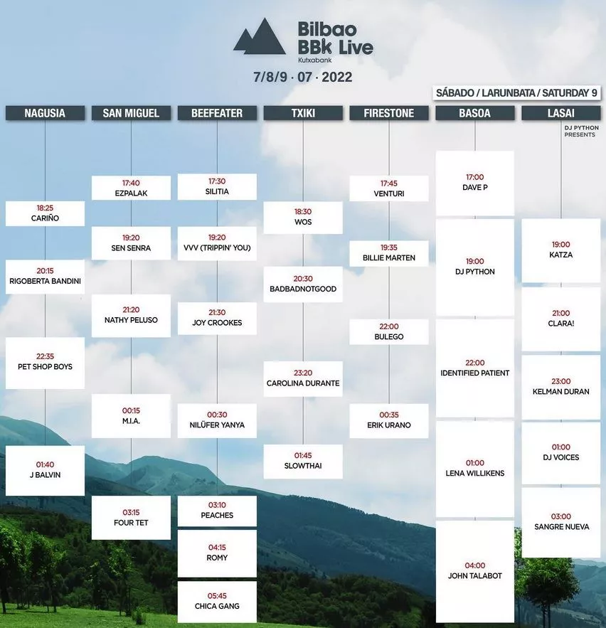 Osteguneko egitaraua