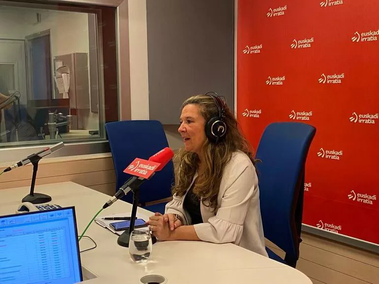 Sagardui, en un momento de la entrevista.