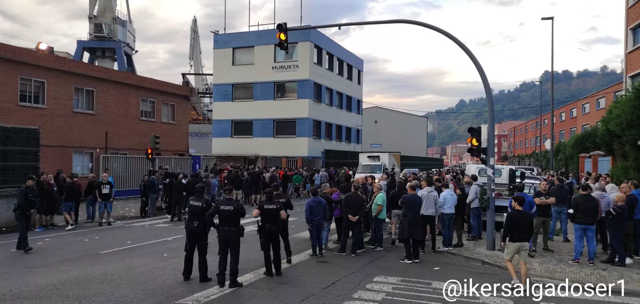 Piquete informativo en Astilleros Murueta (Erandio)