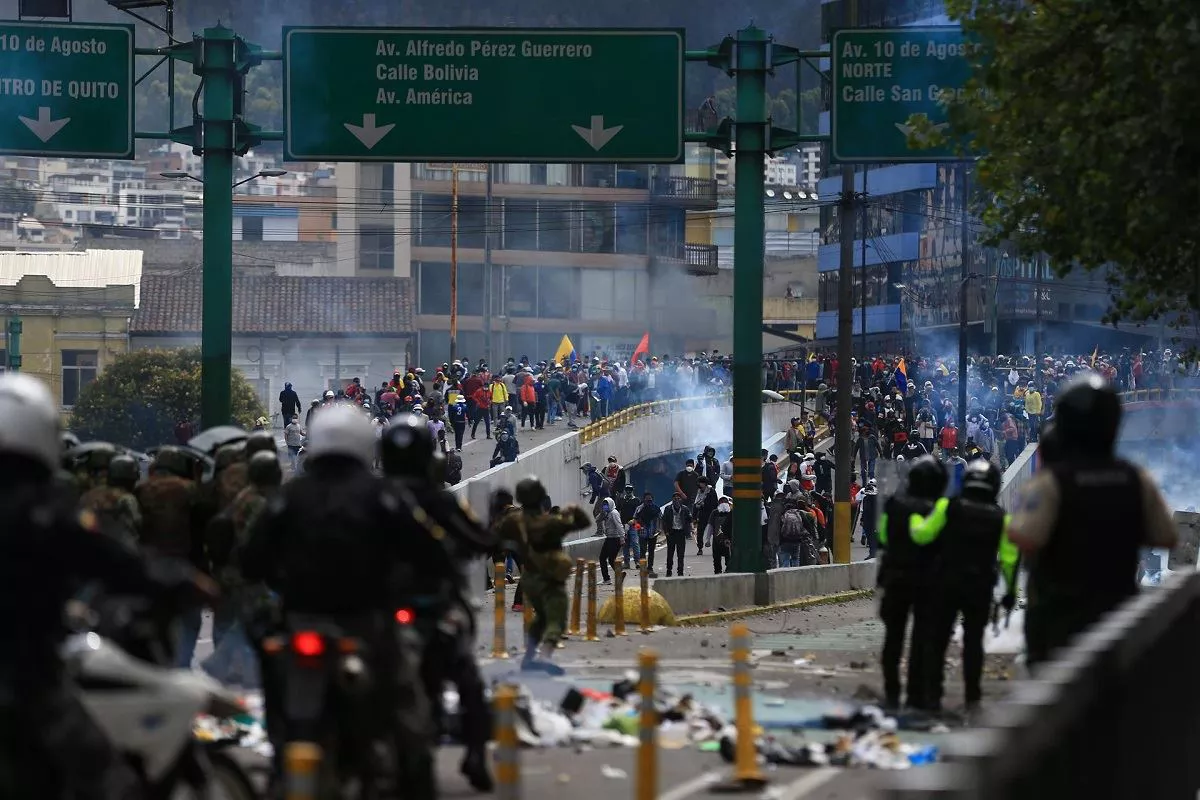 Protestas en Quito, Ecuador